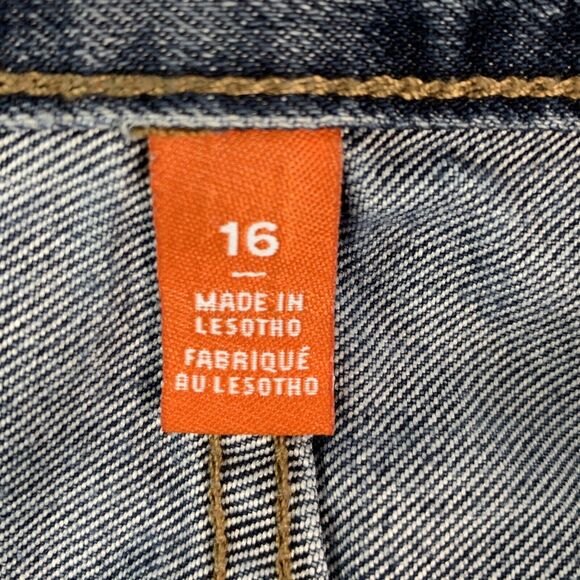 The Childrens Place Boys Youth Jeans Boot Cut Size 16 30x29 Distressed Casual - Picture 7 of 8